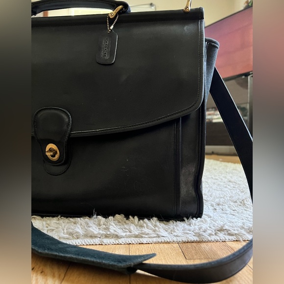 1980's Coach Vintage Lexington Messenger Briefcase Shoulder Bag - Picture 14 of 14
